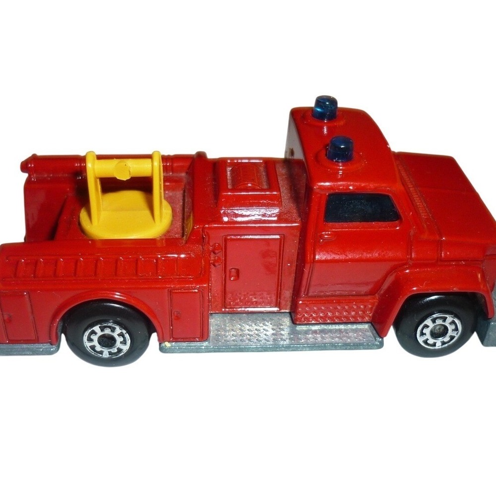 Vintage Matchbox Superfast No 13 Snorkel Fire Engine Lesney 1977 Red England